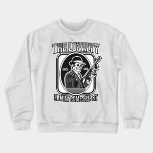 SKULL MAFIA BLACK AND WHITE COLORS Crewneck Sweatshirt
